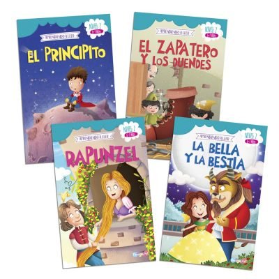 Set de 4 cuentos Aprendiendo a Leer Nivel 2